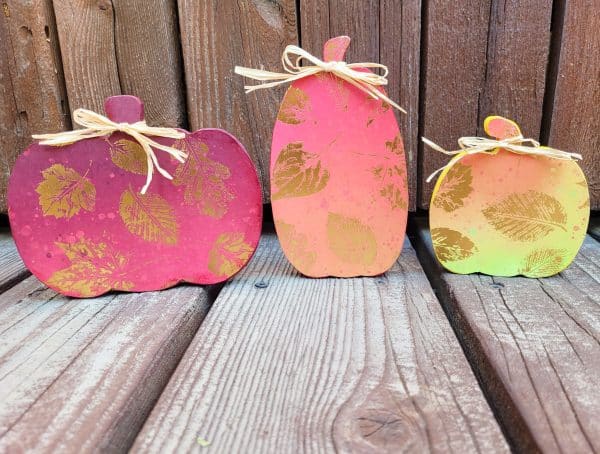 fall pumpkins DIY with paper