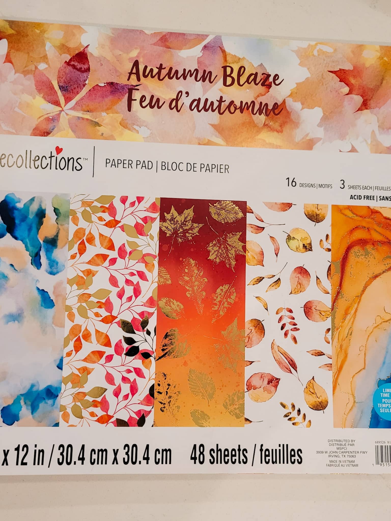 autumn scrapbook paper