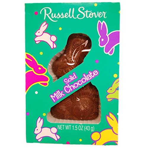 Russell Stover Easter Solid Milk Chocolate Bunny 1.3 Oz (3 Pack)