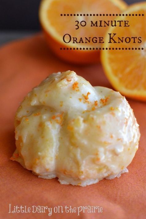 Since these Orange Knots are super easy to make I think I might make them for myself on Mother's Day! Little Dairy on the Prairie by Makia55