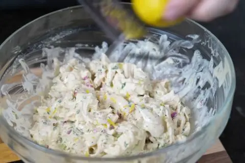 Add lemon zest