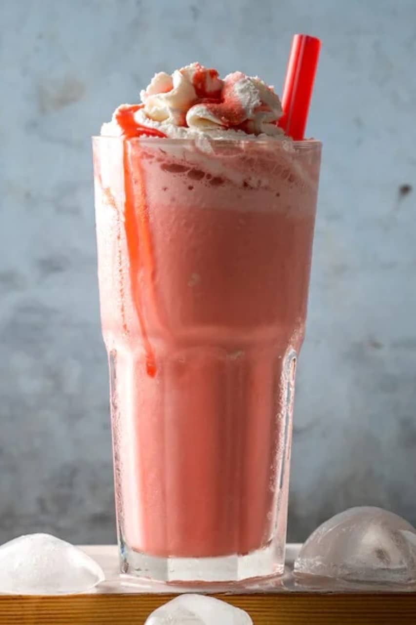 Alcoholic Cherry Boozy Milkshake Recipe With liquor