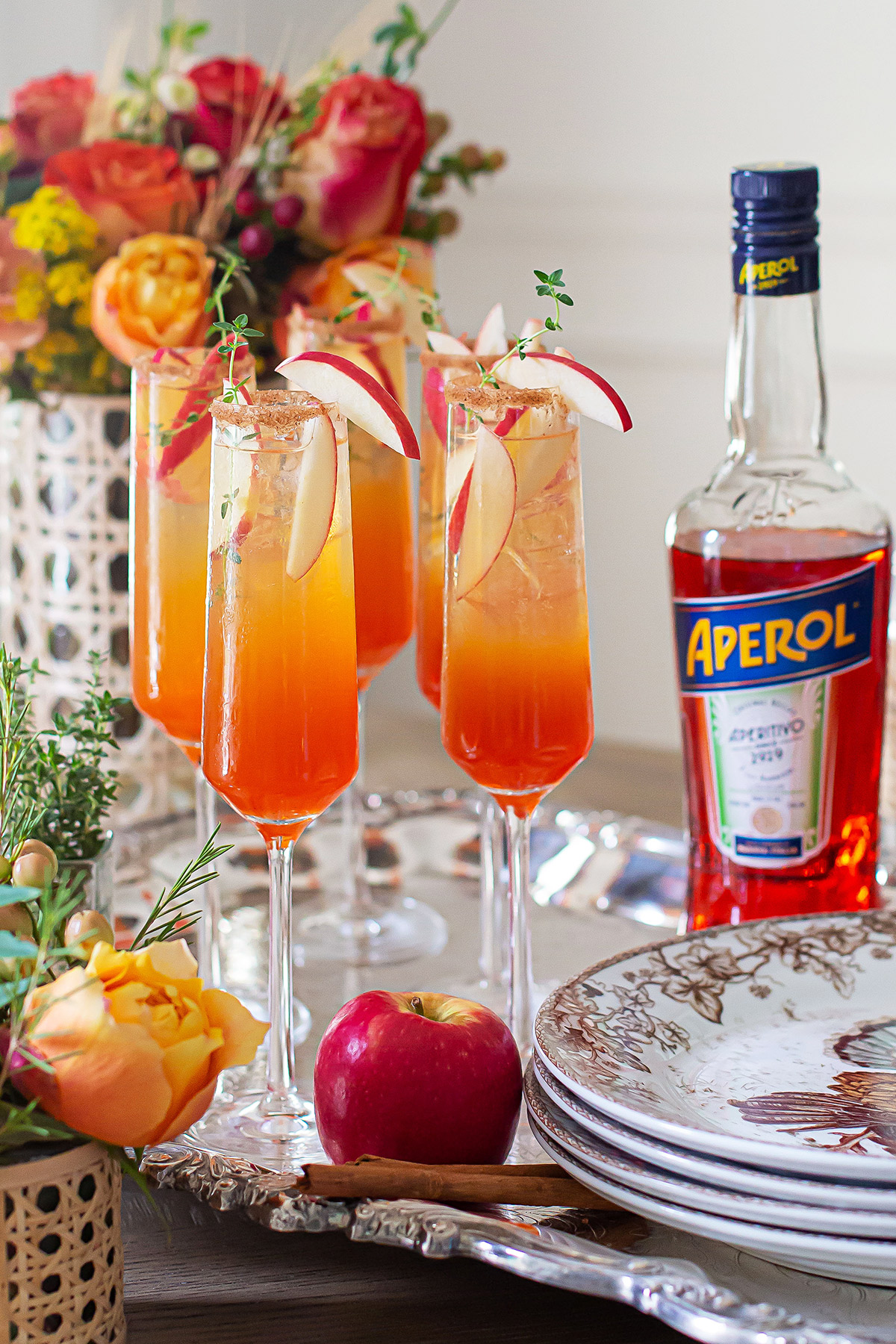 Apple Cider Aperol Spritz