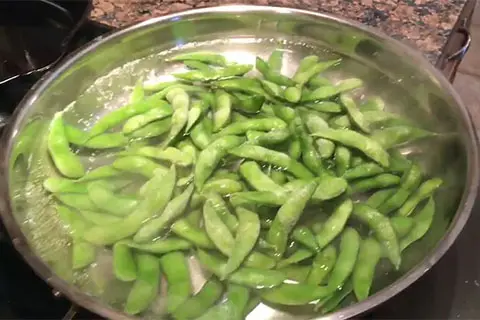 Boil the Edamame