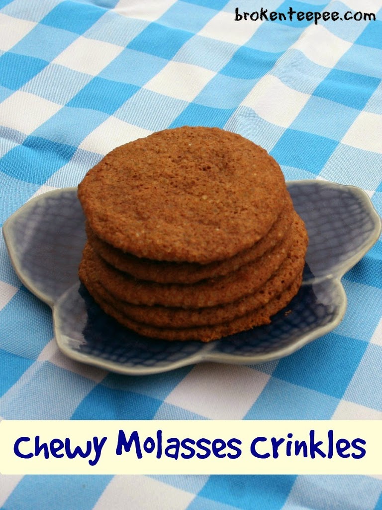 Chewy Molasses Crinkles Recipe
