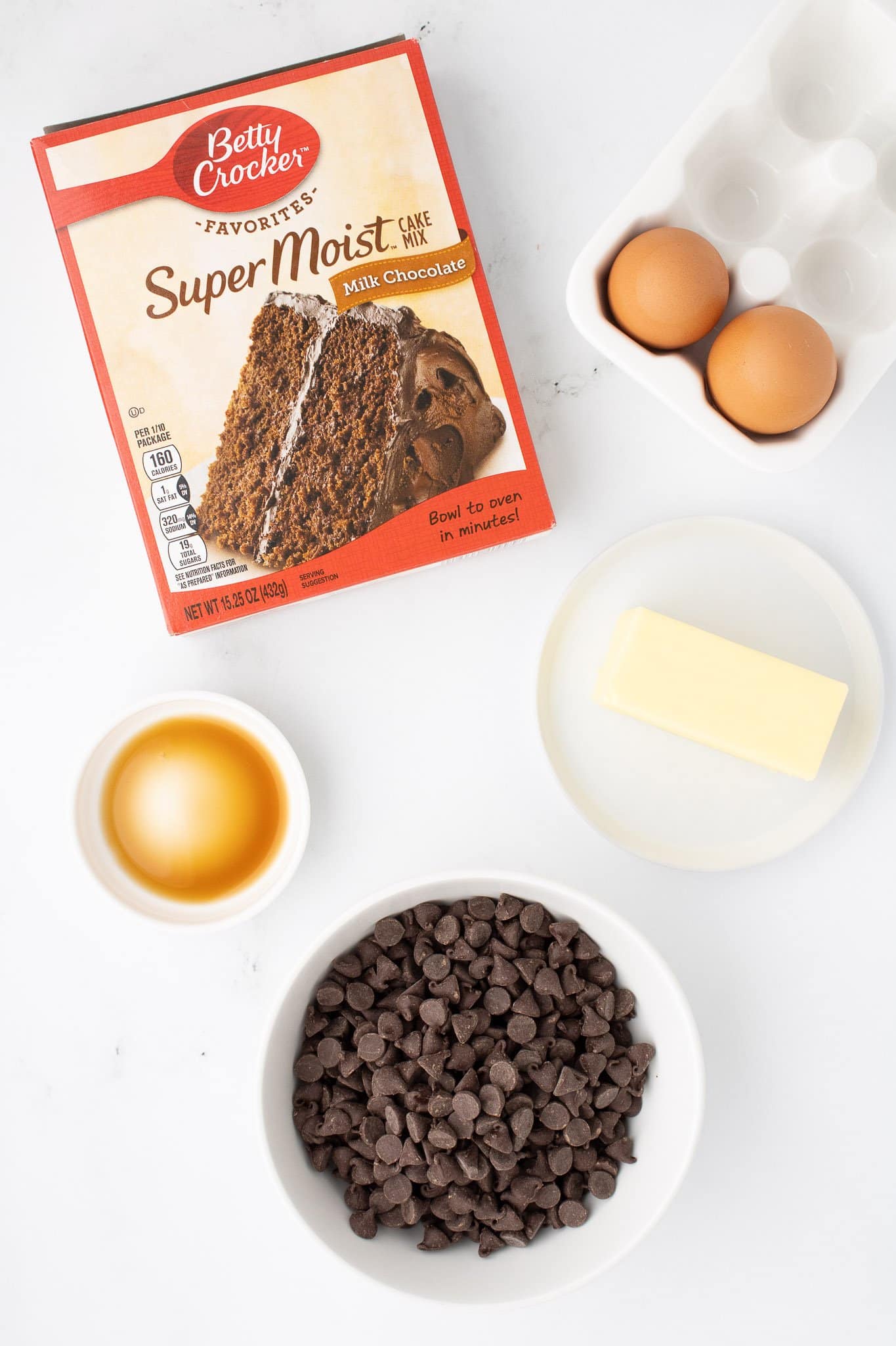 chocolate cake mix cookies ingredients