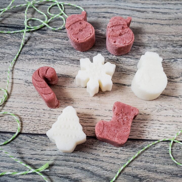 Christmas Sugar Scrub bar tutorial