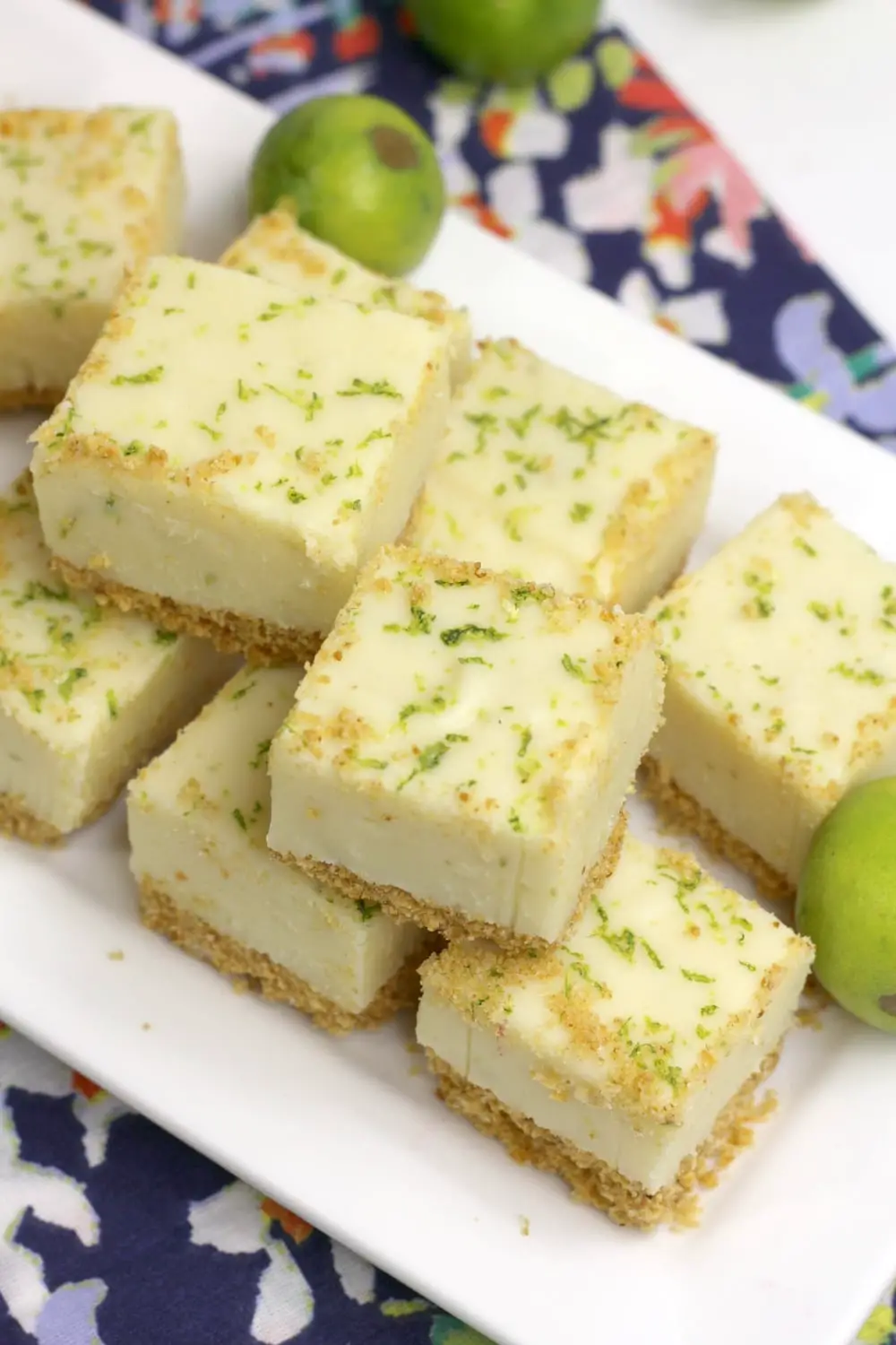 Key Lime Fudge Bars