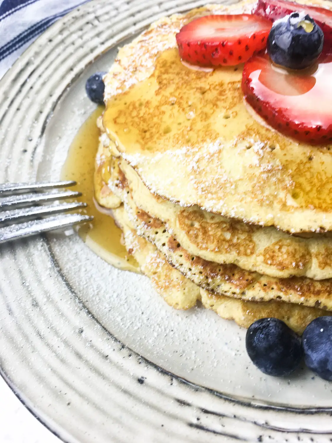 Breakfast In Bed: Cream Cheese Pancakes