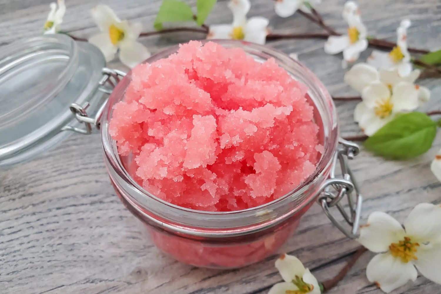 Simple To Make DIY Watermelon Body Scrub