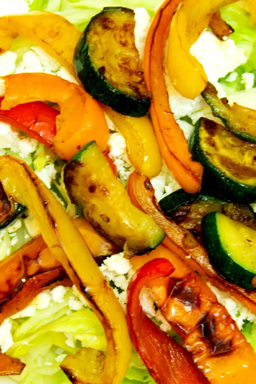 Roasted Veggie & Goat Cheese Salad