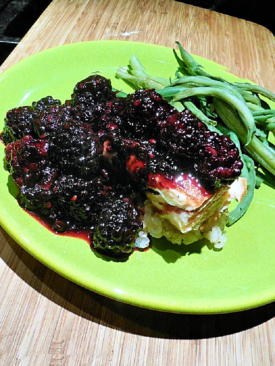 Blackberry Balsamic Salmon