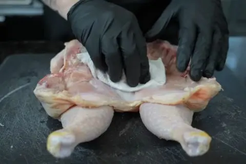 Flatten the chicken
