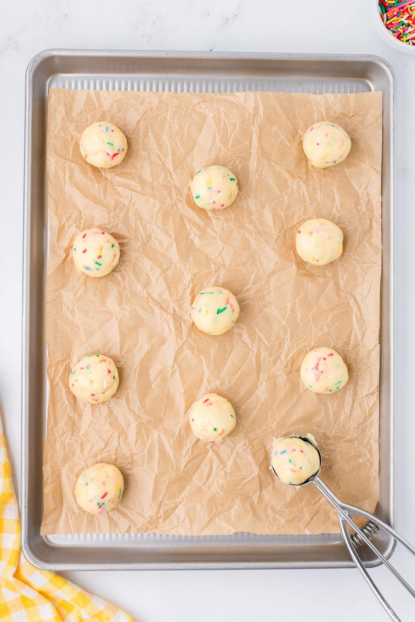 how to bake funfetti cake mix cookies