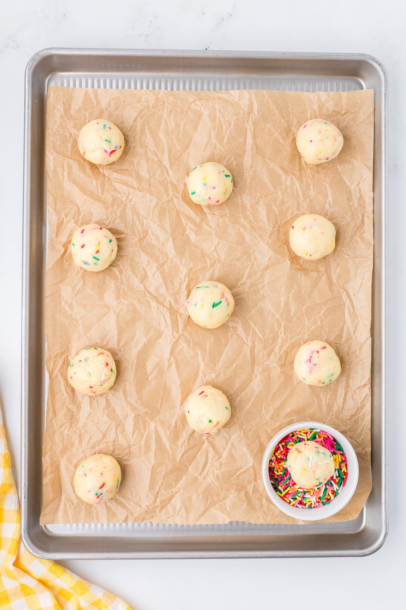 how to bake funfetti cake mix cookies