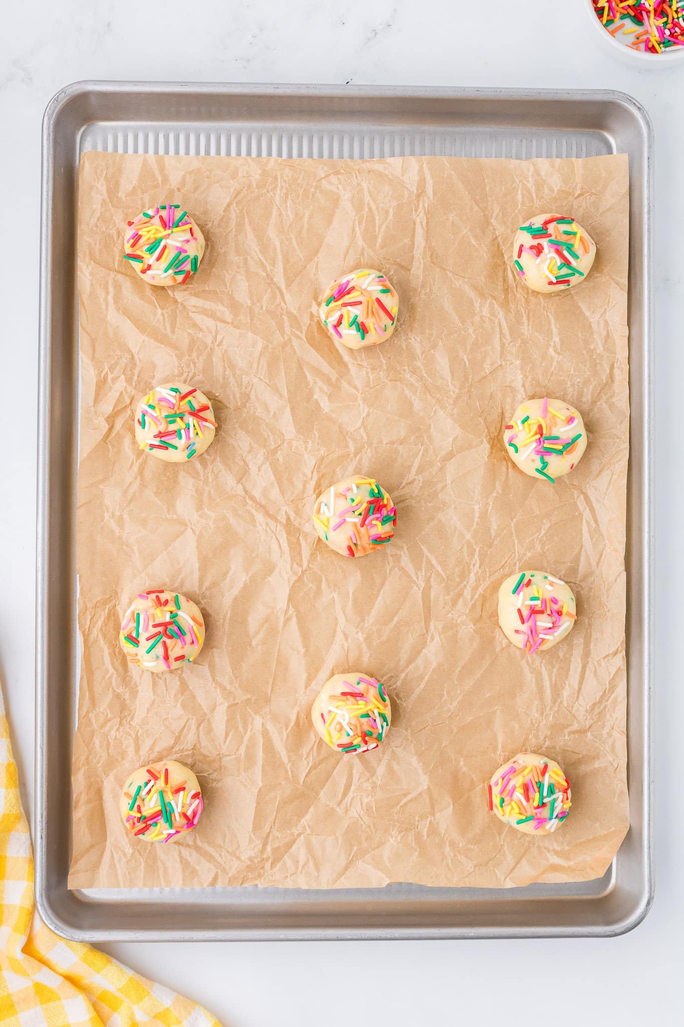 how to bake funfetti cake mix cookies