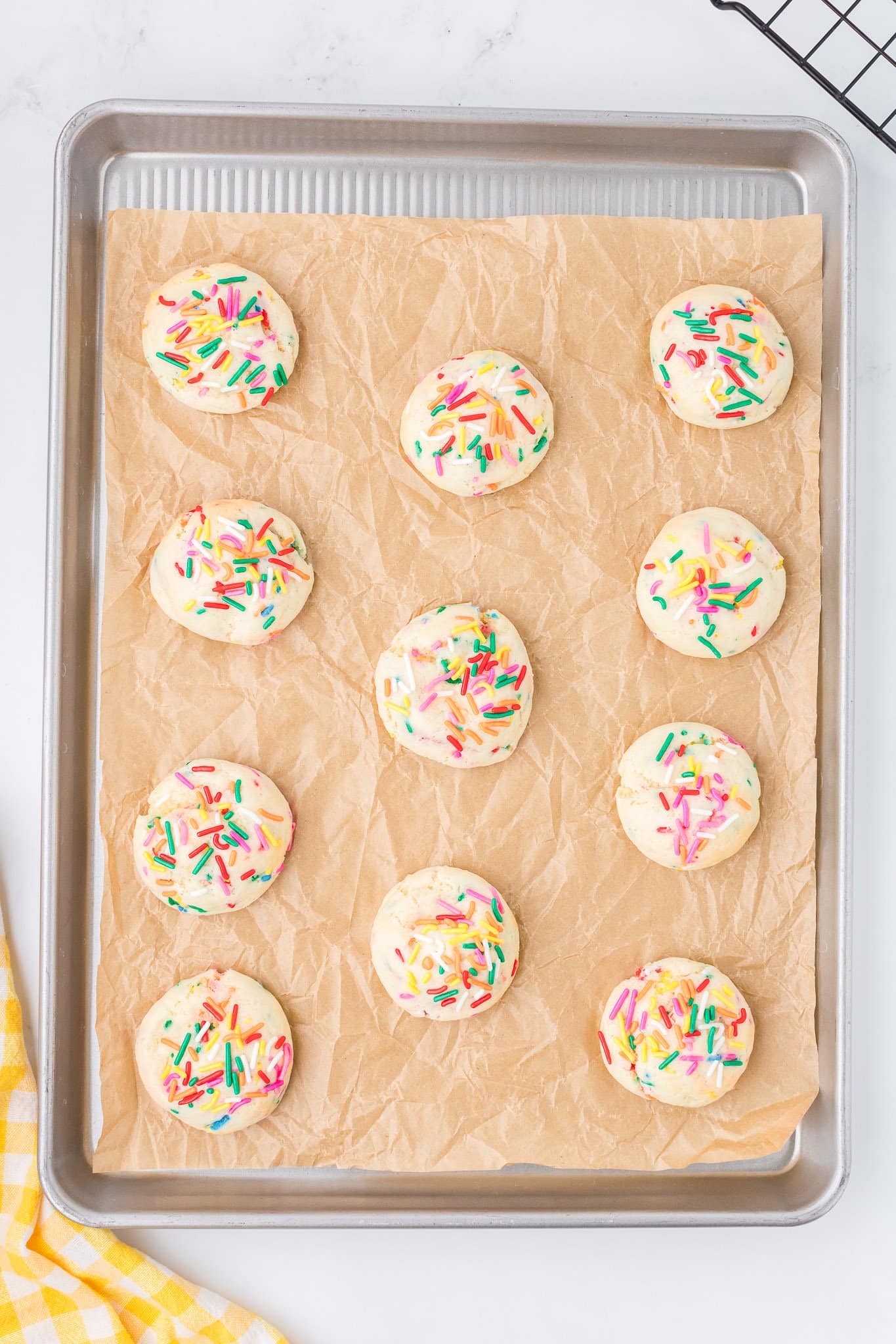 how to bake funfetti cake mix cookies