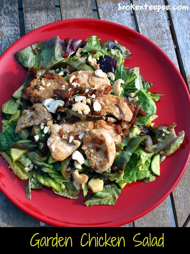 Chicken Garden Salad – A Low Calorie Recipe