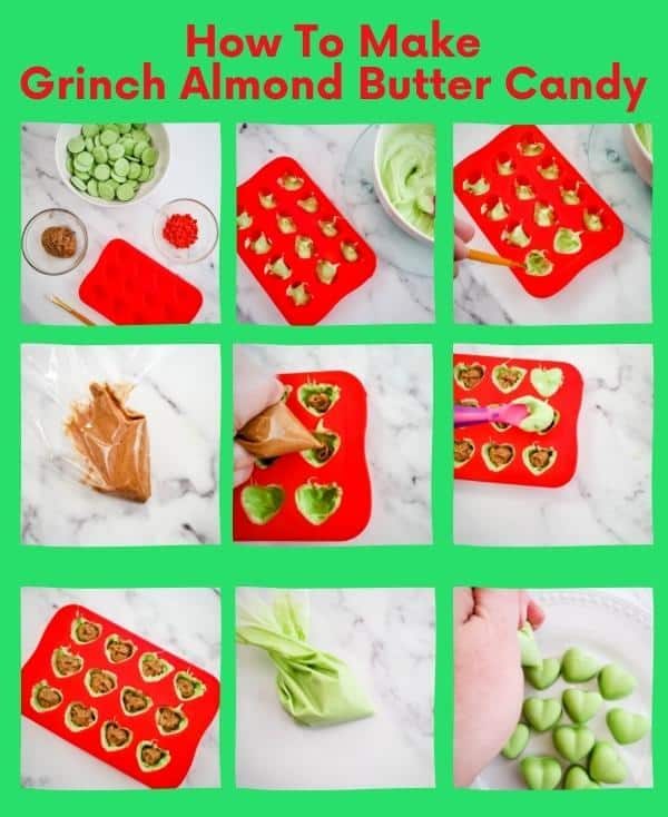 Grinch Almond Butter Candy