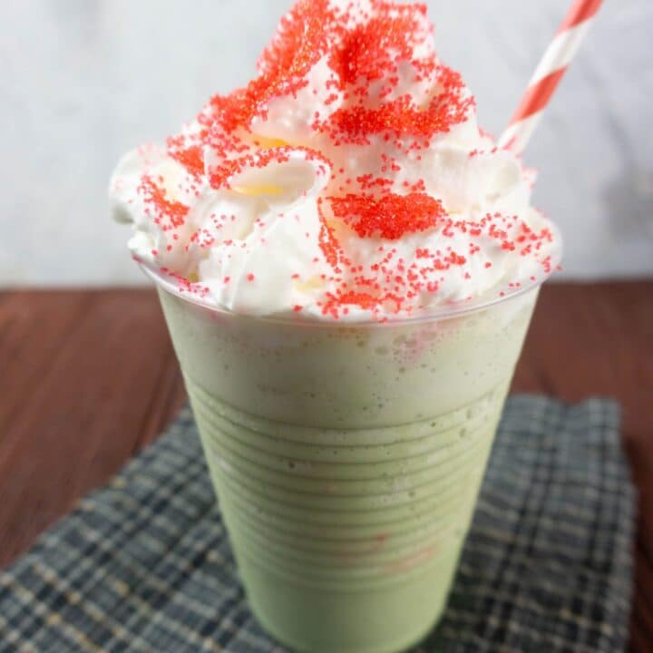 Grinch Cherry Frappuccino Recipe