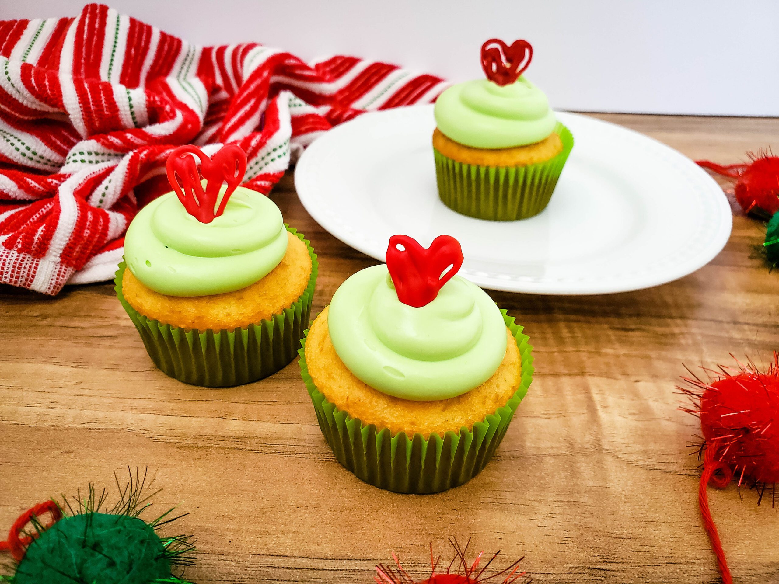 Grinch easy cupcake recipe