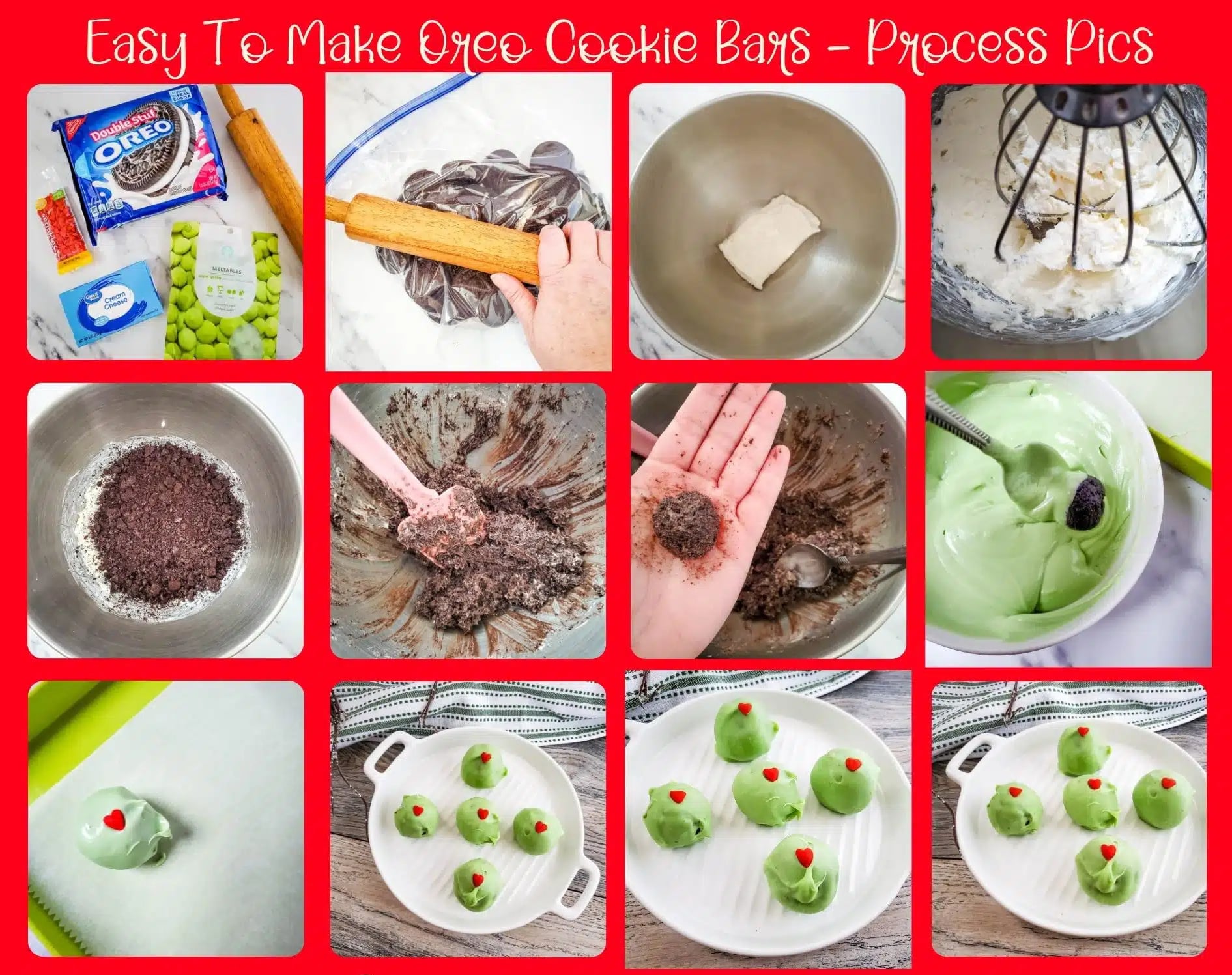 Grinch Oreo Cake Balls