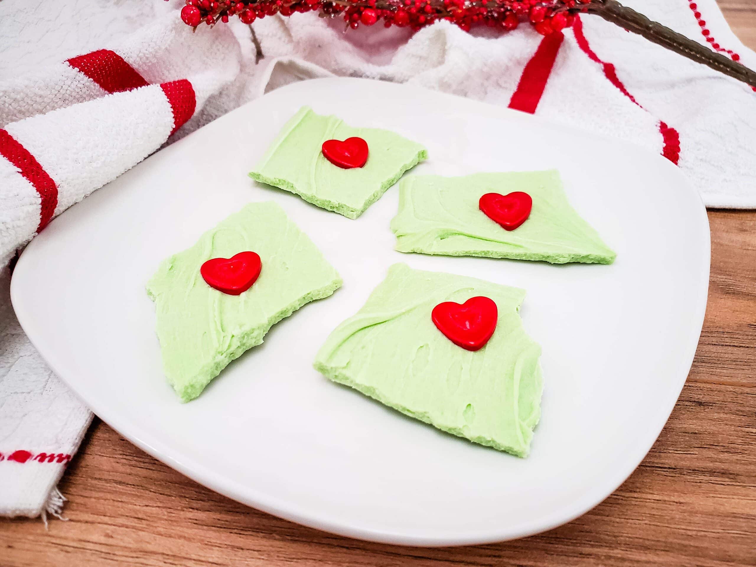 Grinch white chocolate bark recipe