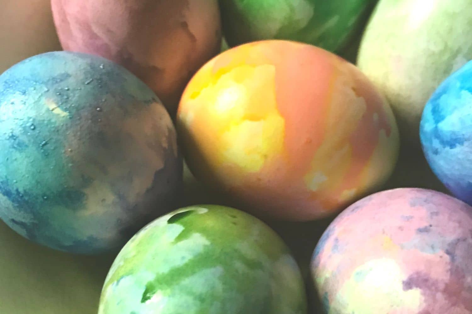 How To Make Tie Dye Easter Eggs