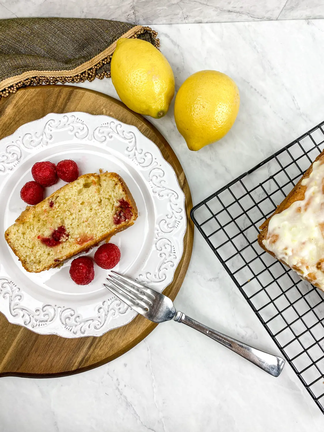 The Perfect Lemon Raspberry Bread