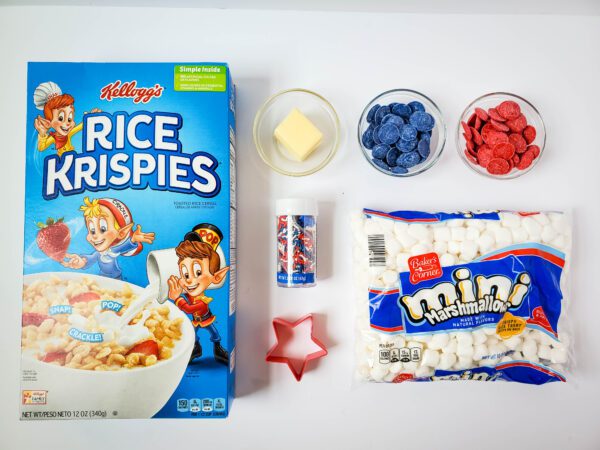Stars And Stripes Rice Krispies Treats Ingredients
