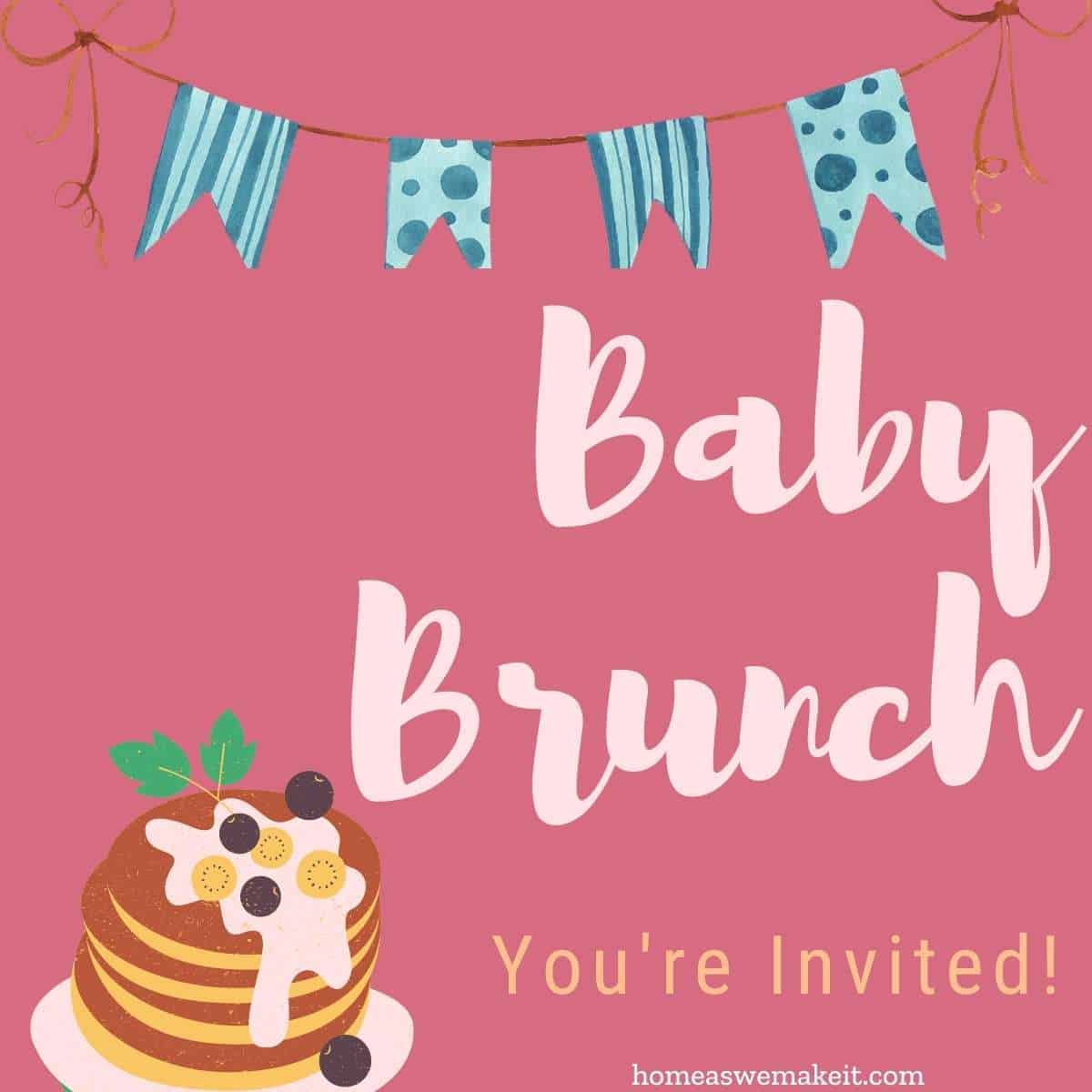 baby shower brunch