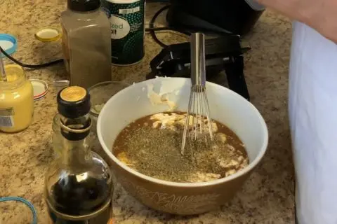 Pour and mix other ingredients
