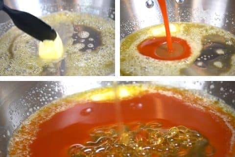 Prepare the honey hot Sauce