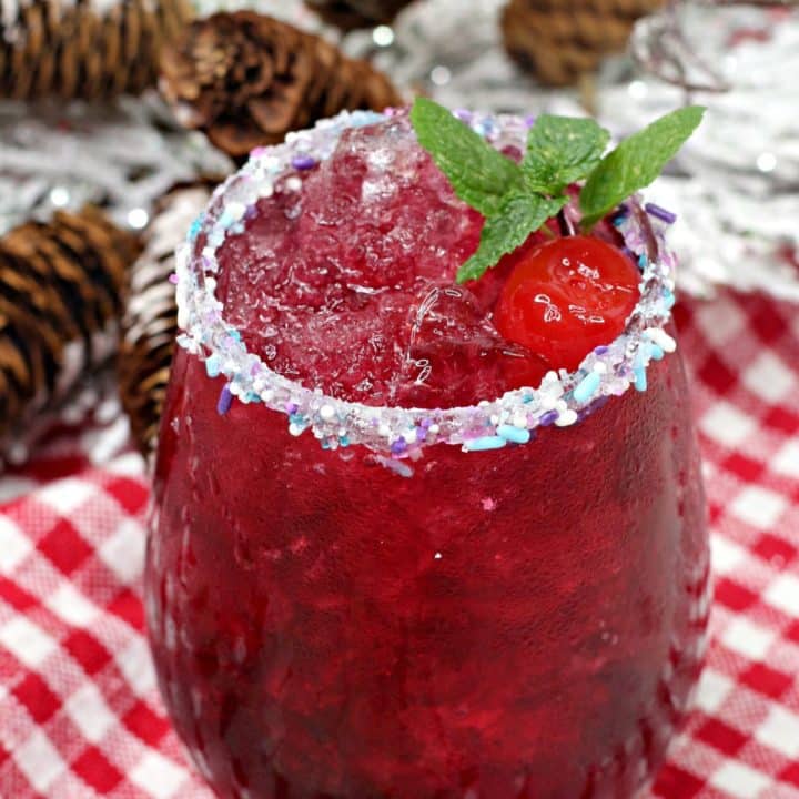Sugar Plum Holiday Mixed Drink