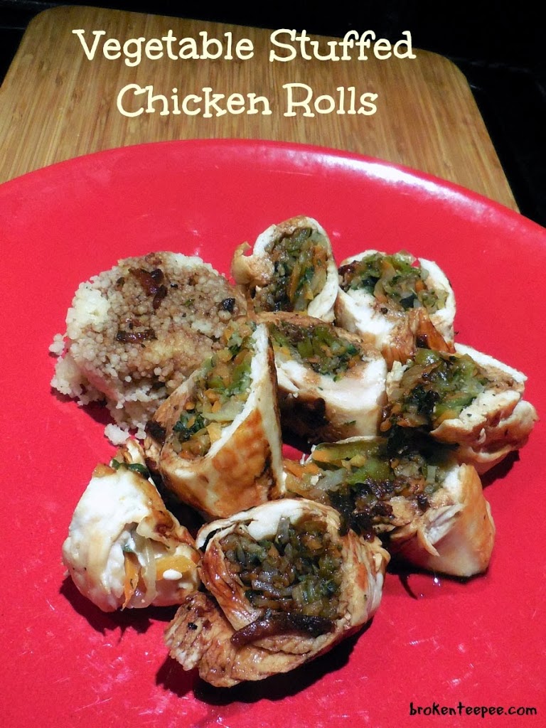 Vegetable Stuffed Chicken Rolls – Recipe