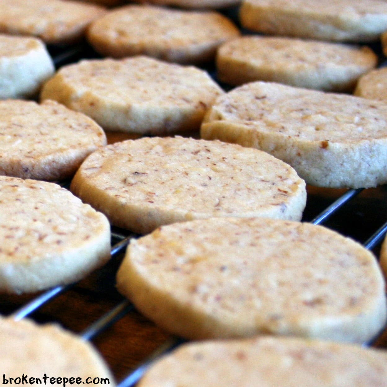 Almond Shortbread Cookies, cookie recipe, shortbread cookie recipe