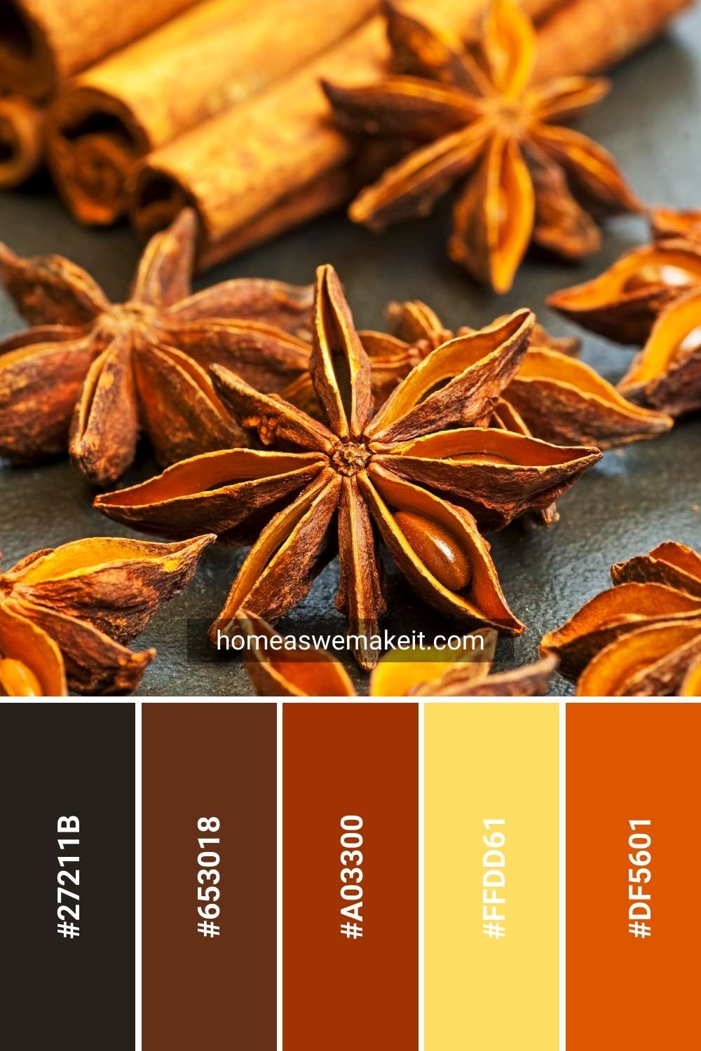 warm autumn palette