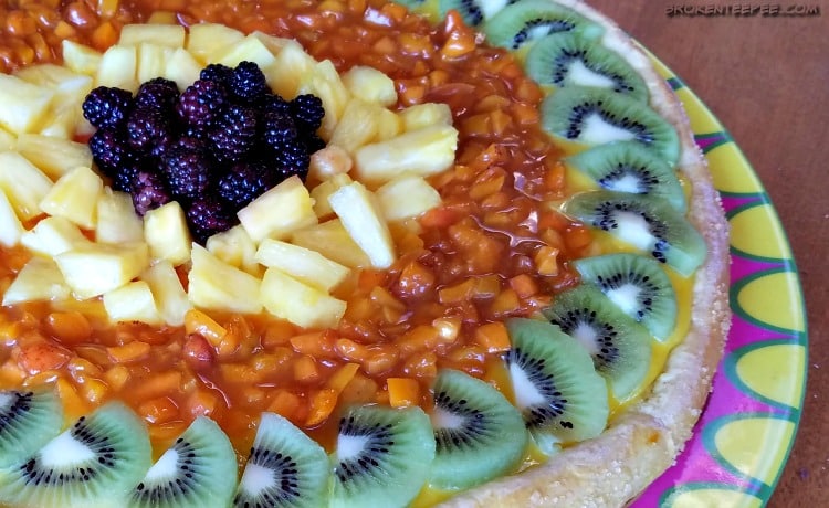 apricot recipes, fruit pizza, dessert pizza