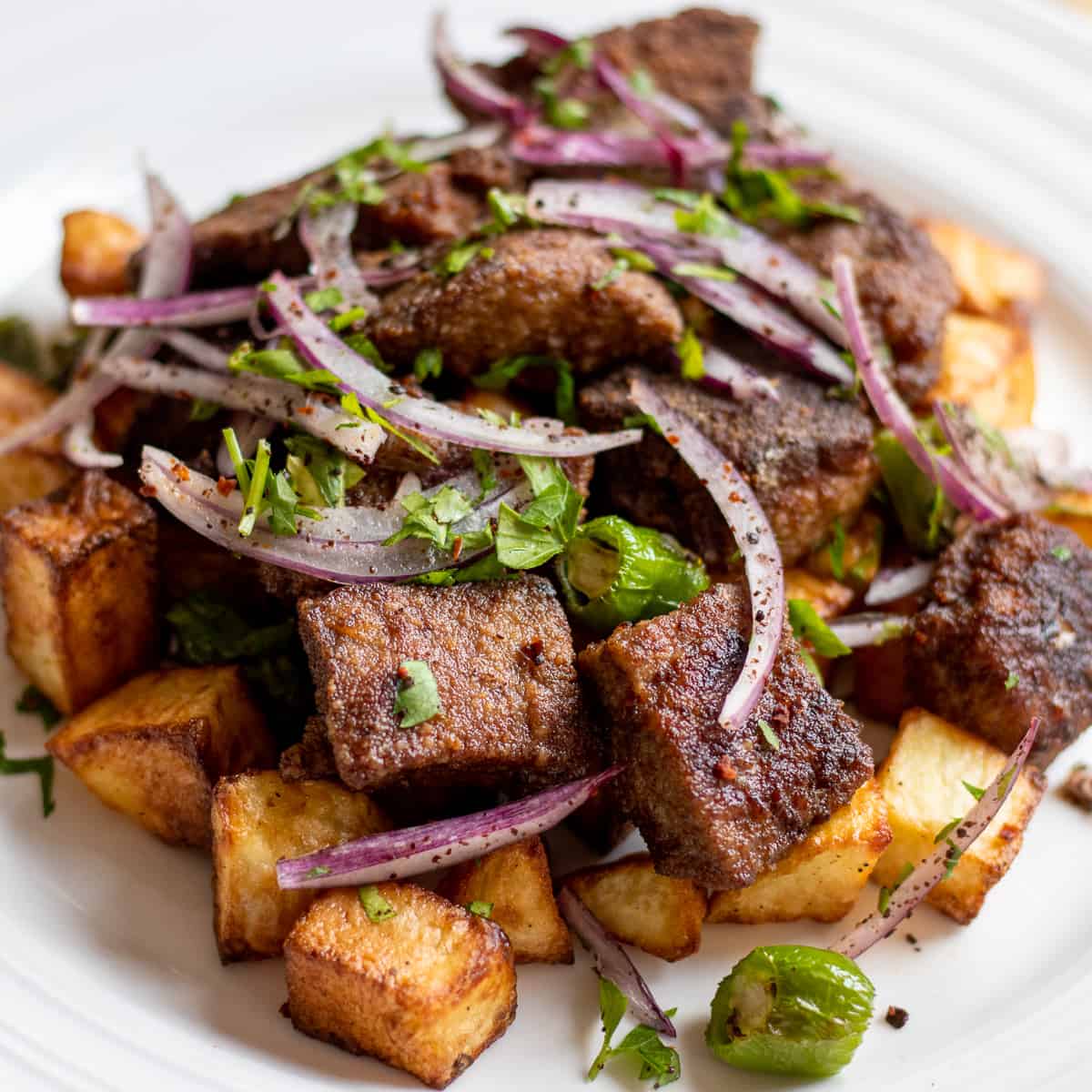 Arnavut Cigeri - Turkish Liver Recipe - Cooking Gorgeous