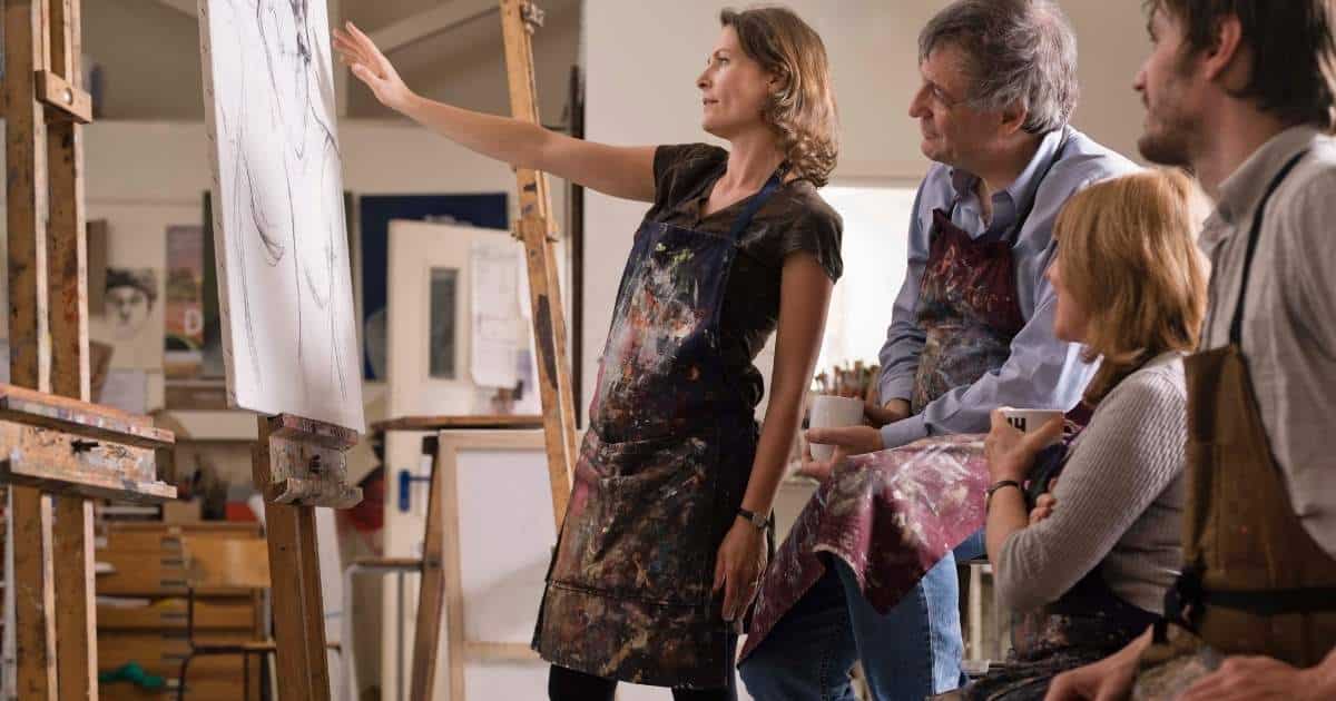 art class experience gift idea for him