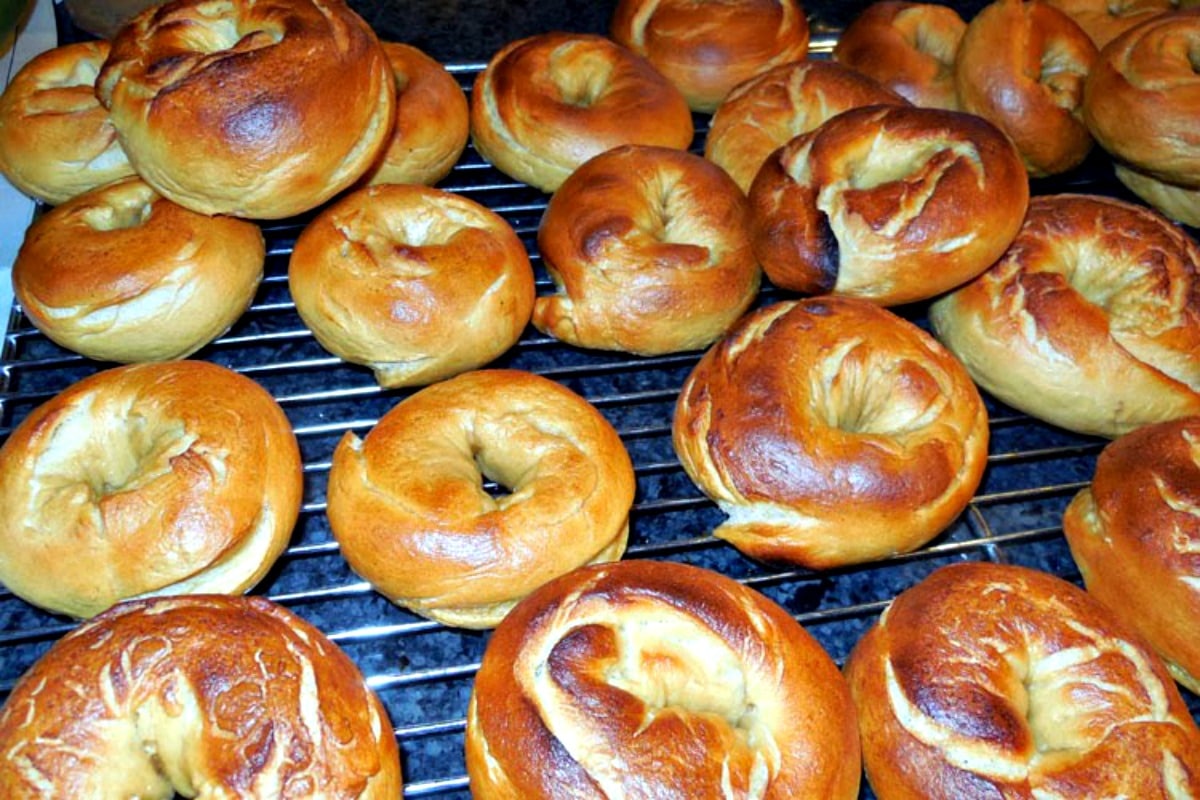 homemade bagels, making homemade bagels, bagels