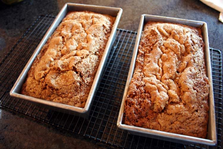 spiced zucchini bread