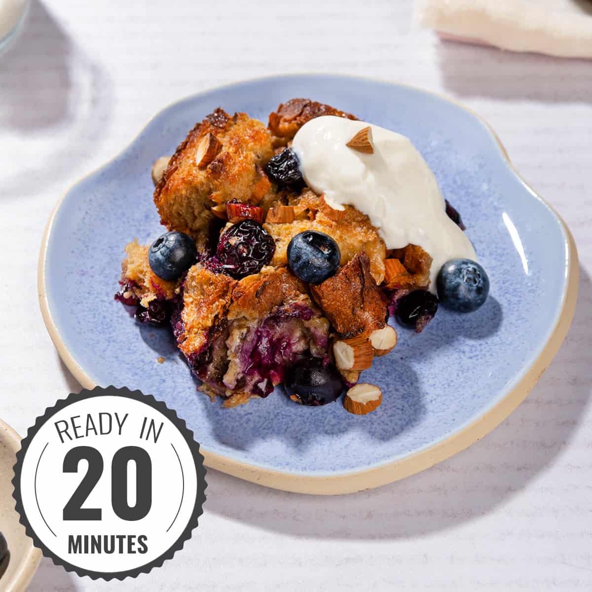 Healthy & Easy Bread Pudding Breakfast (23g Protein per Serving)