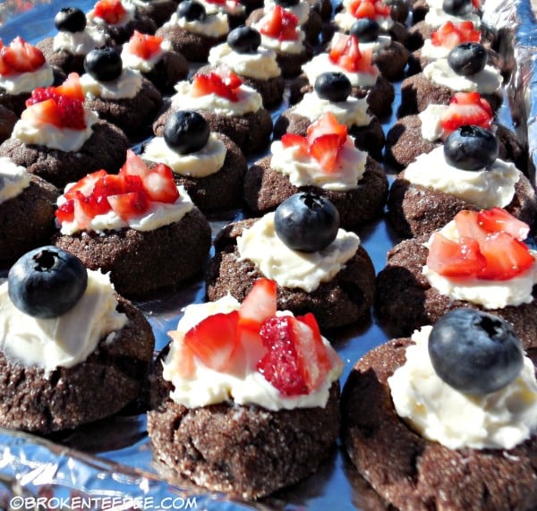 Chocolate Cheesecake Cookies