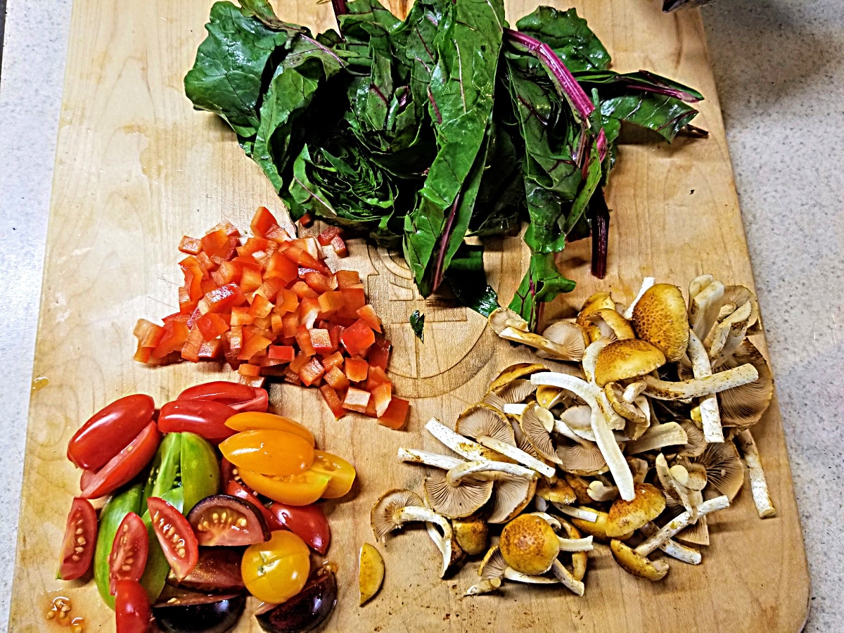 prepare vegetables
