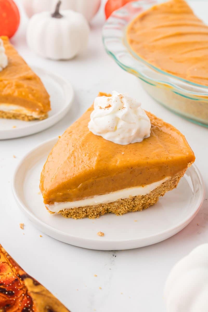double layer pumpkin cheesecake