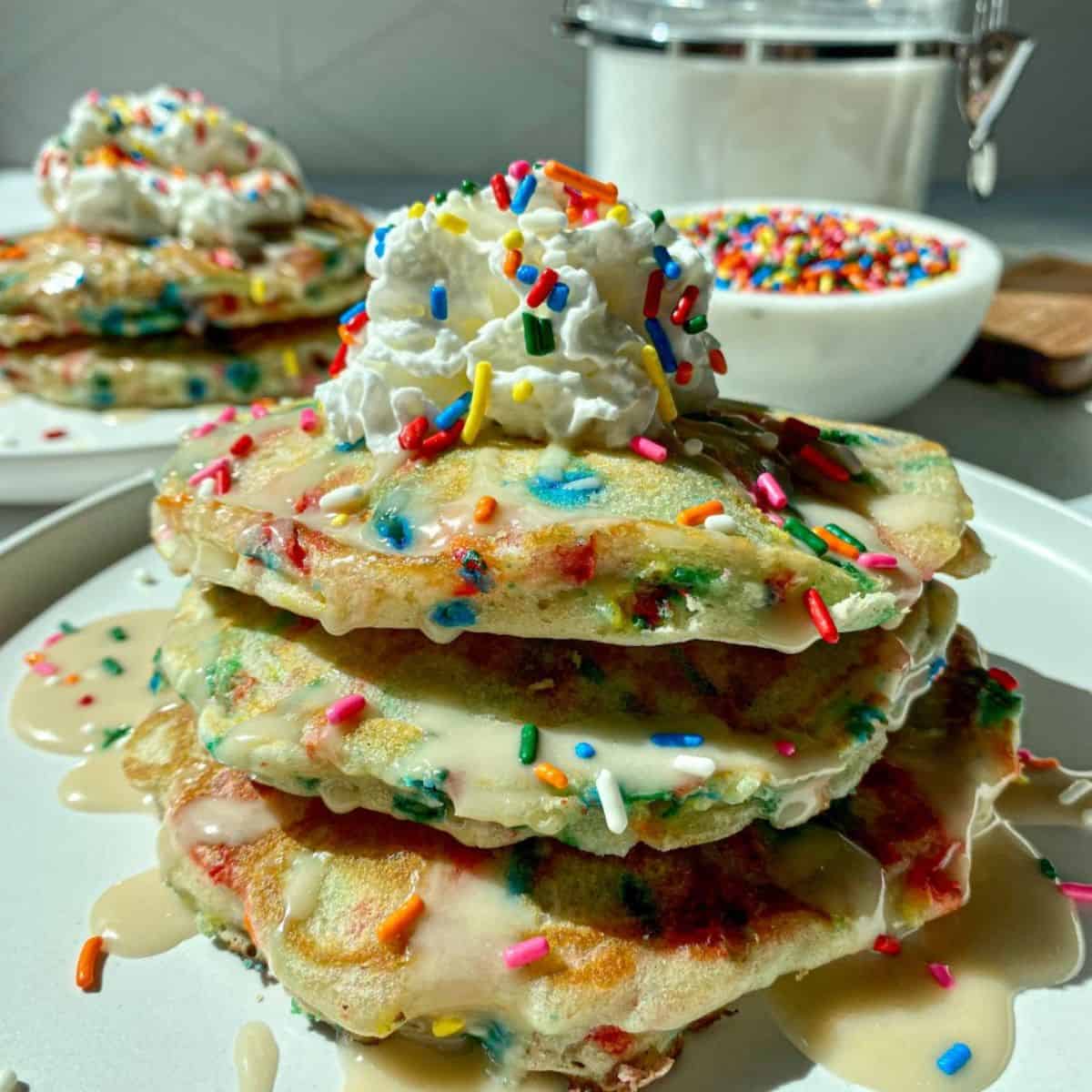 Funfetti Pancakes from Scratch