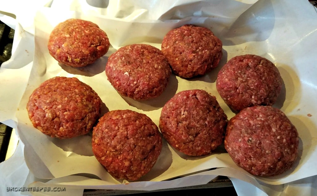 Making Hamburgers for a Crowd, making hamburger for bulk freezing