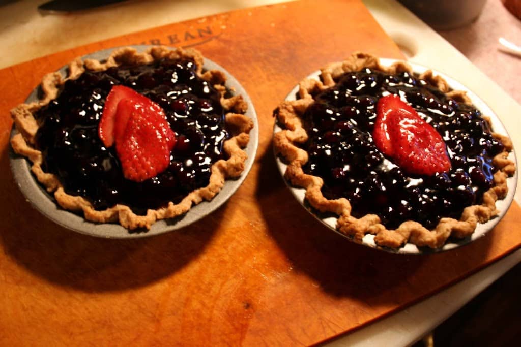 Lemon Curd and Blueberry Mini Pies – Recipe