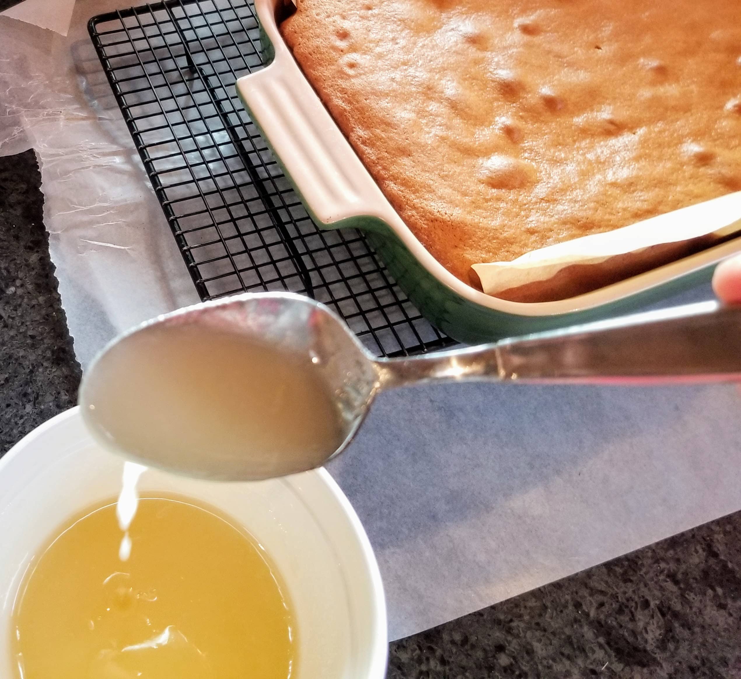 drizzle for lemon drizzle cake